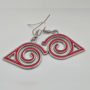 ✨2/$10✨ Naruto Hidden Leaf Village Earrings Anime Cosplay 1.5” Cute Fashion